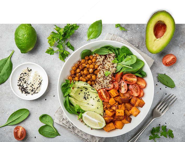 Vegetariánské suroviny z Kauflandu Vegetariánský pokrm