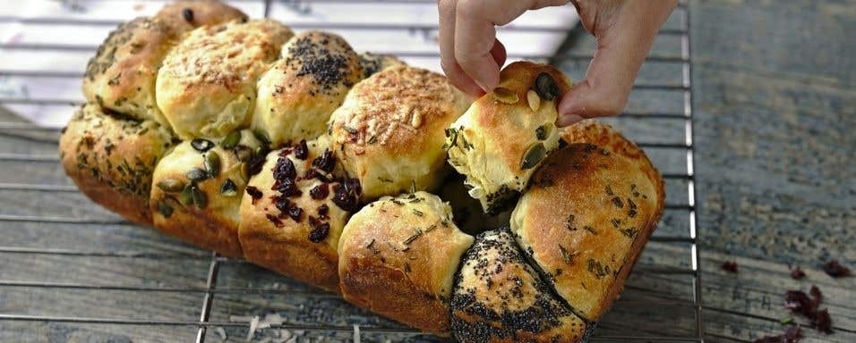 Trhací chleba (monkey bread)