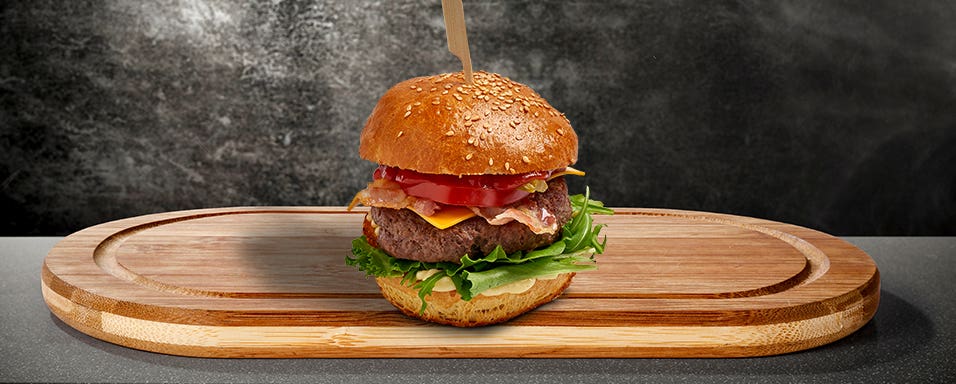 Cheddar burger