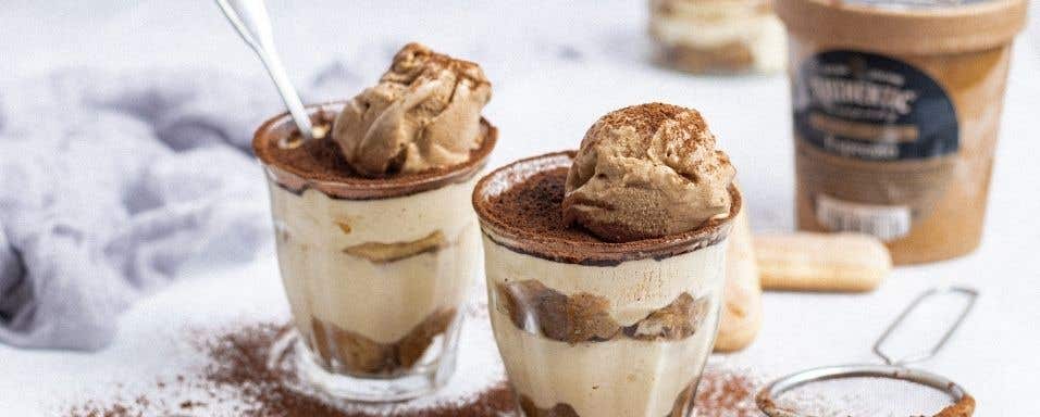 Tiramisu s Authentic Espresso gelatem
