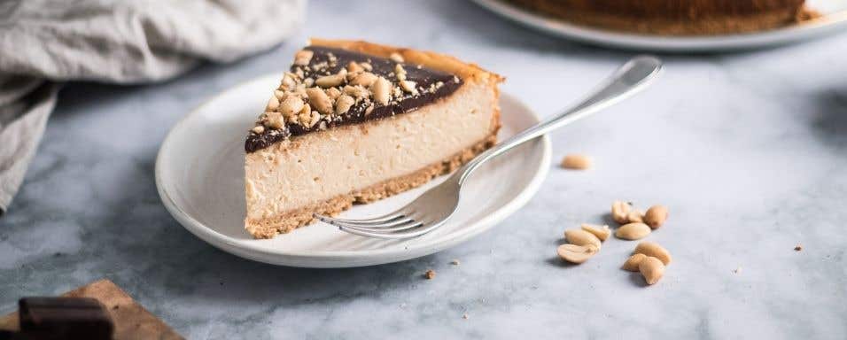 Arašídový cheesecake