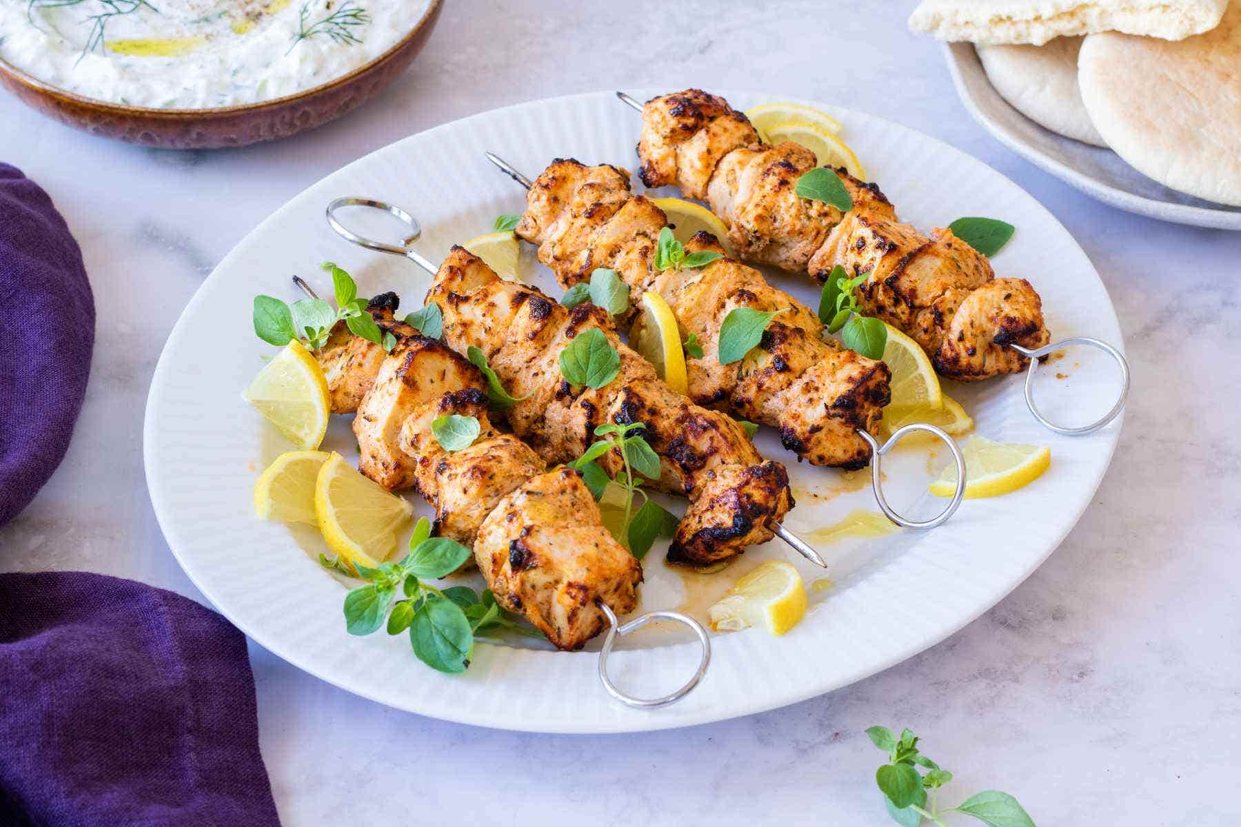 Kuřecí souvlaki