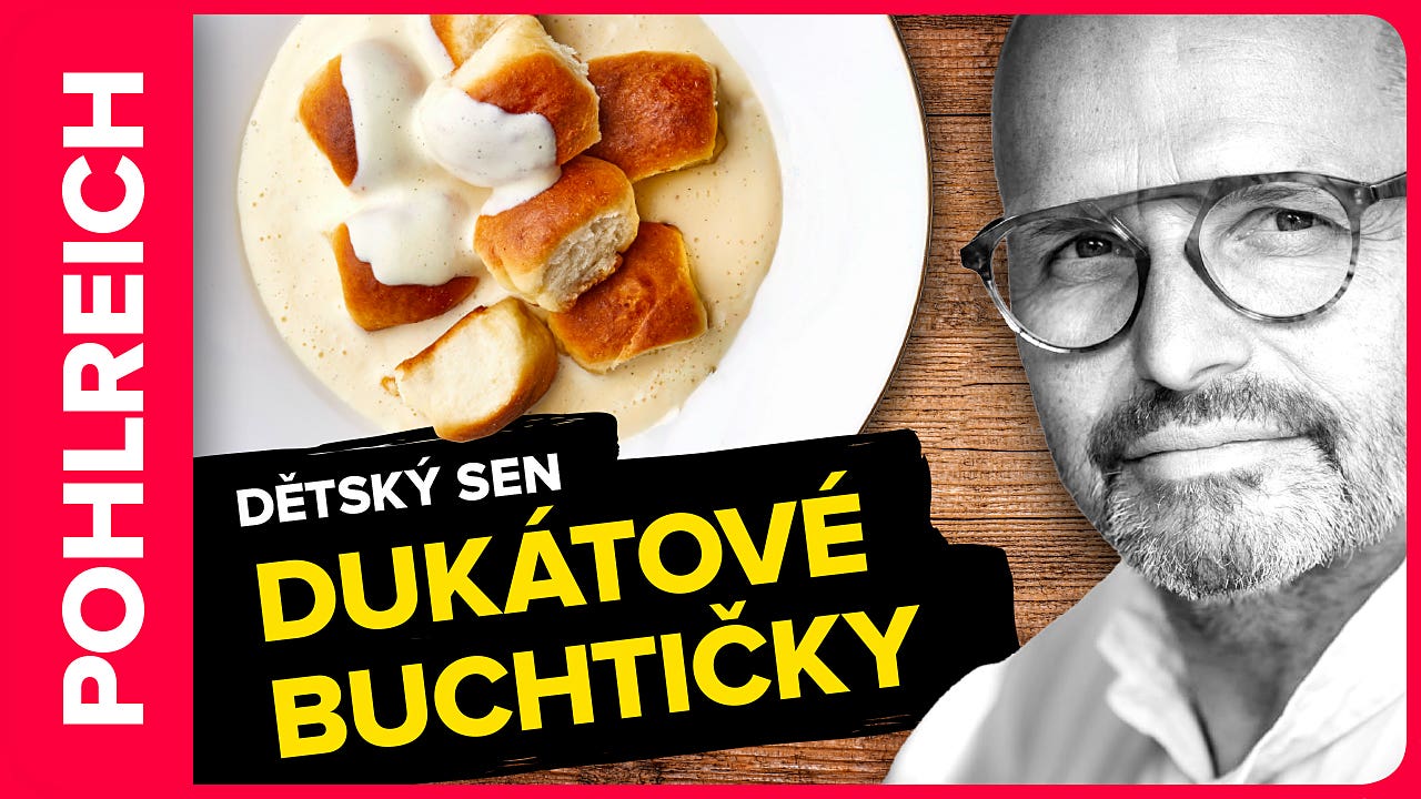 Nejjemnější buchtičky s vanilkovým krémem