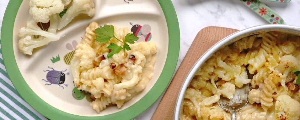Mac 'n' cheese s květákem
