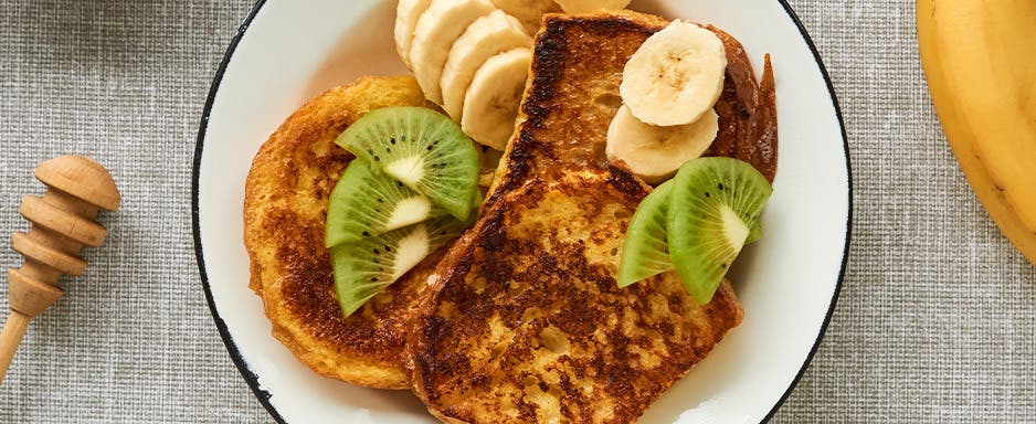 French toast s grilovanými banány
