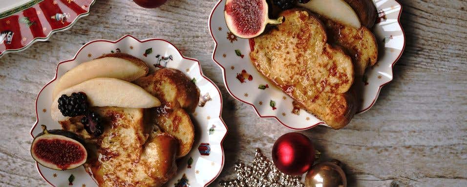 French toast z vánočky