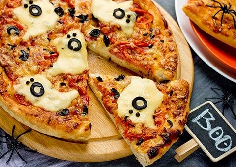 Strašidelná pizza