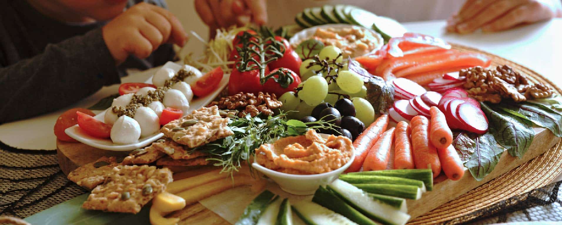 Zdravý snack board