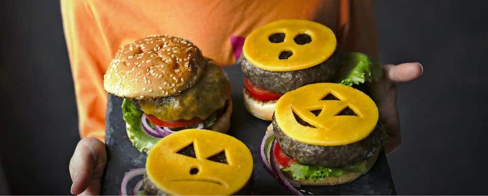 Halloweenské burgery