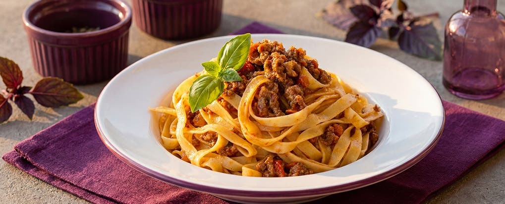 Tagliatelle s boloňskou omáčkou