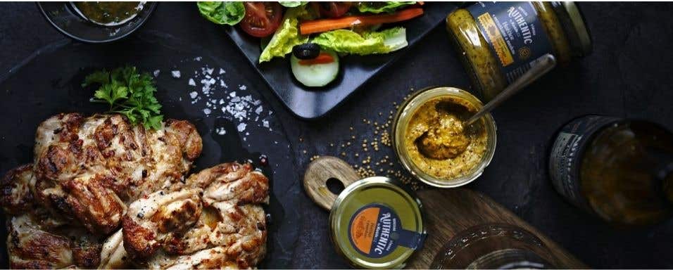 Kuřecí steaky se zeleninou s hořčičným dresinkem