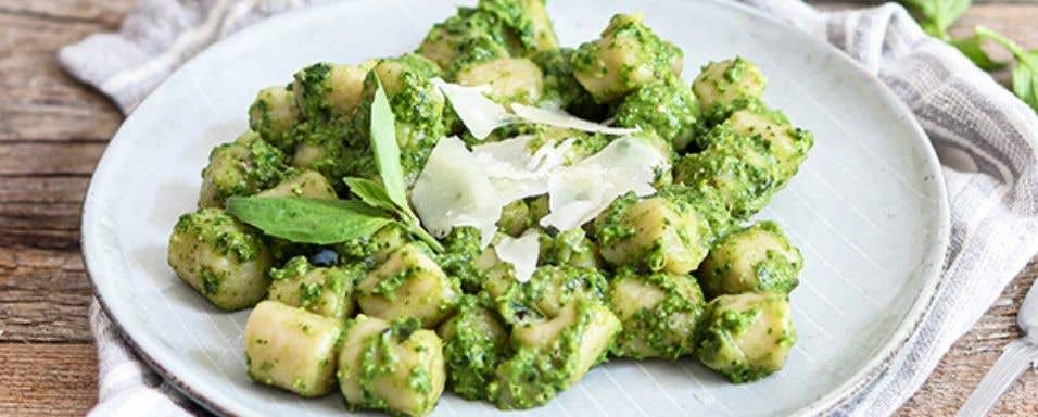 Špenátové pesto s noky