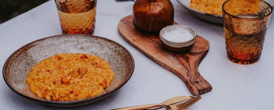 Dýňové risotto