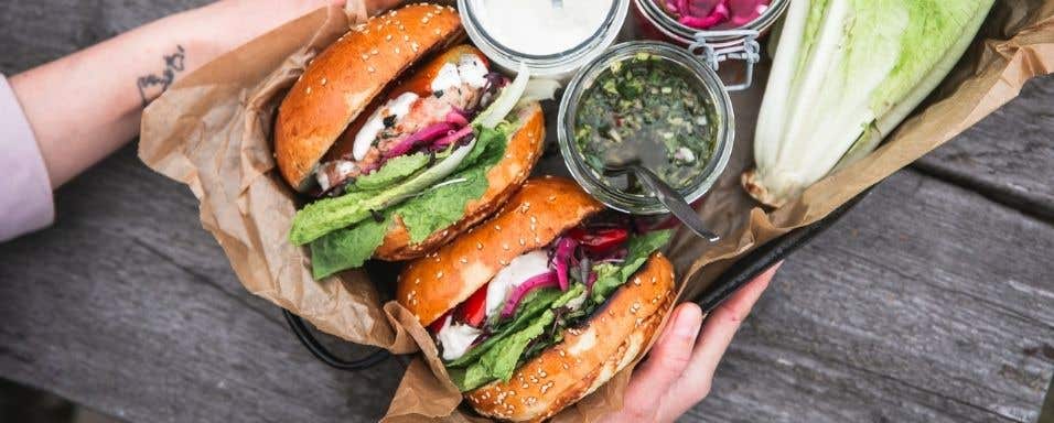 Farmářský drůbeží burger