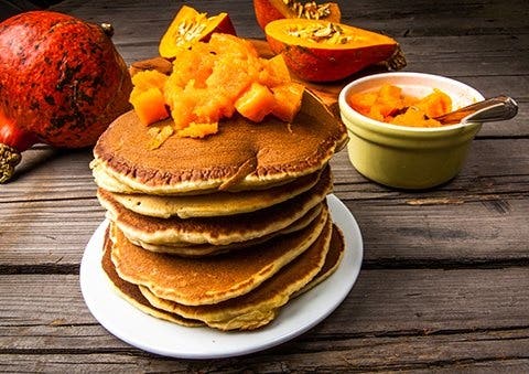 Dýňové vegan palačinky