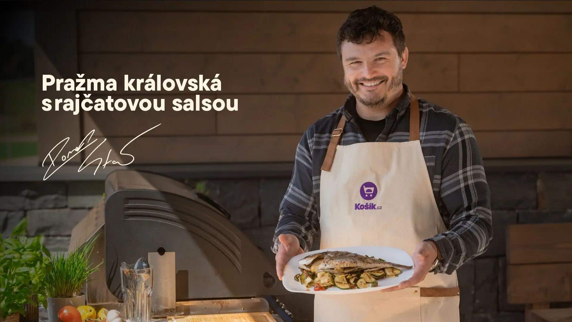 Pražma královská s rajčatovou salsou