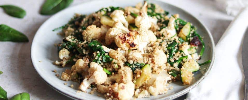 Quinoa s pečeným květákem