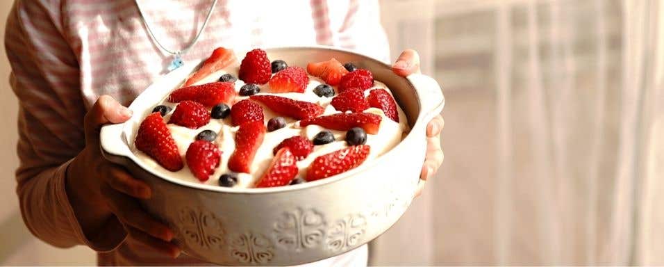 Vaříme s dětmi pro děti: Tiramisu s ovocem