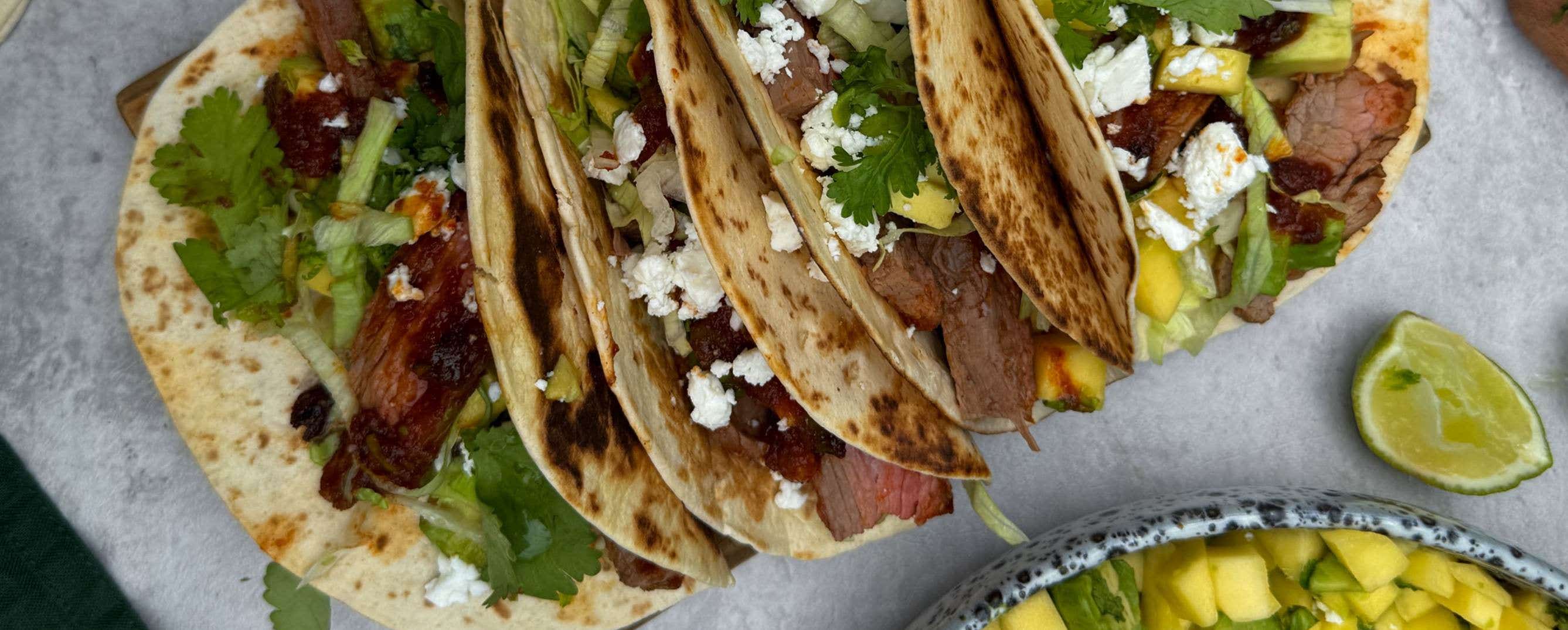 Steakové tacos
