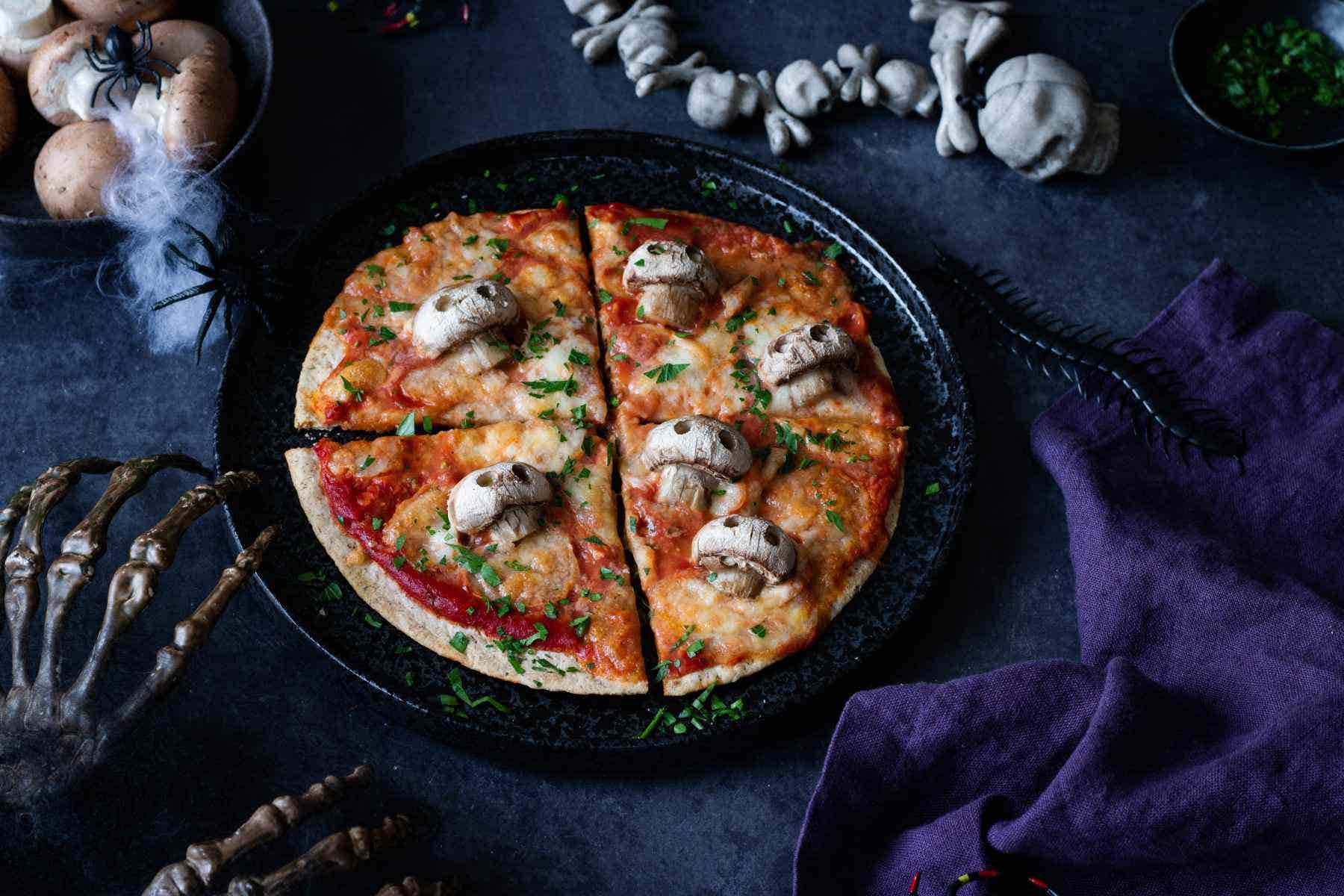 Halloweenská „rychlopizza“