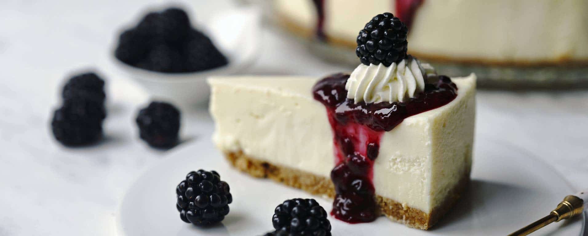 Ostružinový cheesecake