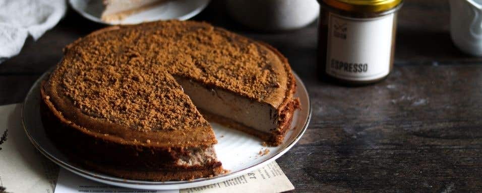 Kávový cheesecake
