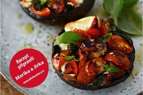 Zapečené portobello