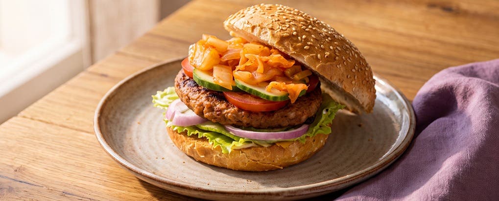 Kimchi burger