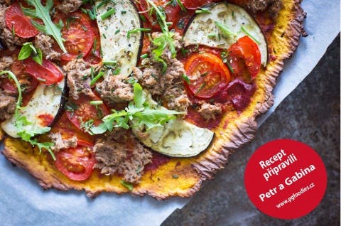 Batátová pizza