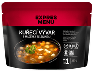 EXPRES MENU Kuřecí vývar se zeleninou, 1 porce