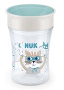 NUK Hrnek Magic Cup s víčkem 230ml, zelený