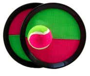 Teddies Catch ball hra s míčkem na suchý zip 19 cm v síťce