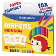 Anděl Přerov Foukací fixy na papír Air pens Rainbow