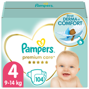Pampers Premium Care Maxi plenky, vel. 4 (9-14 kg)