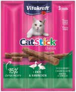 Vitakraft Cat Stick mini tyčinky králík-kachna