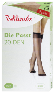 Bellinda dámské podkolenky DIE PASST 20 DEN tělové