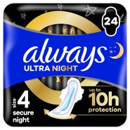 Always Vložky Ultra Secure Night Quatro