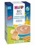 HiPP BIO mléčná kaše na dobrou noc s banánem a suchary