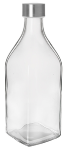 ORION Láhev hranatá s víčkem, 1,1 l