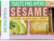 Monoprix Sezamový Mini Toast