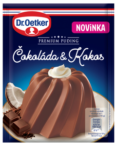 Dr. Oetker Premium Puding čokoláda kokos