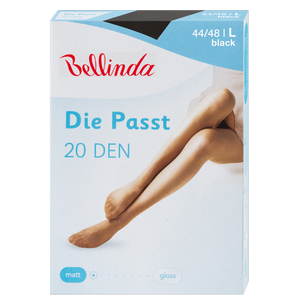Bellinda punčochové kalhoty Die passt 20 DEN L černé