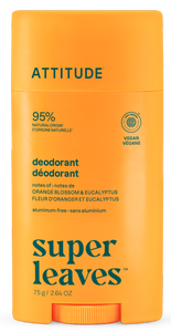 Attitude Přírodní deodorant Super leaves - pomerančový květ & eukalyptus