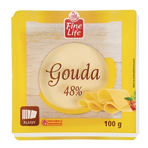 Fine Life Gouda 48% plátky
