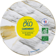 Monoprix Biologique BIO Camembert z pasterizovaného mléka