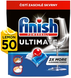 Náhled kategorie Finish Powerball Ultimate All in 1 kapsle do myčky nádobí Lemon Sparkle