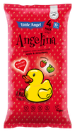 Little Angel BIO Snack Angelina jablko a jahoda, 4x 15 g