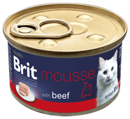 Brit Premium by Nature Cat Can with Beef, pro kočky