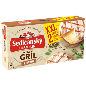 Náhled kategorie Sedlčanský Hermelín na gril s pepřem XXL