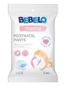 BEBELO Mama Postnatal Pants vel. S poporodní kalhotky 2 ks